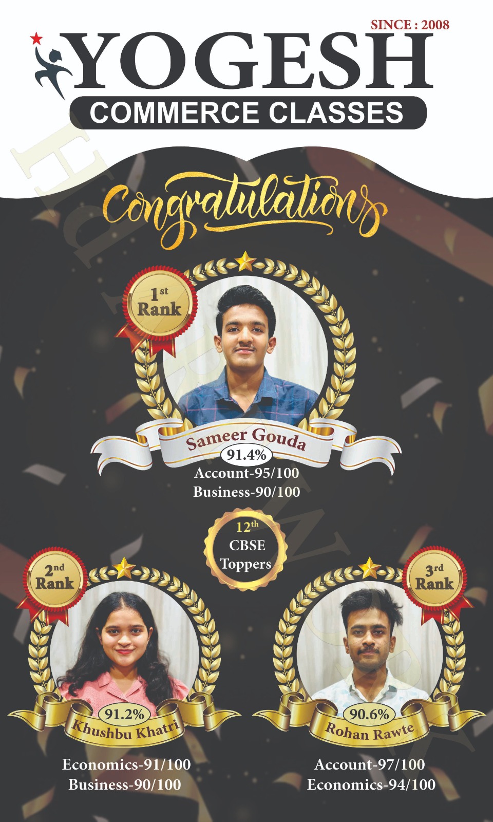12th CBSE Toppers 2024-25