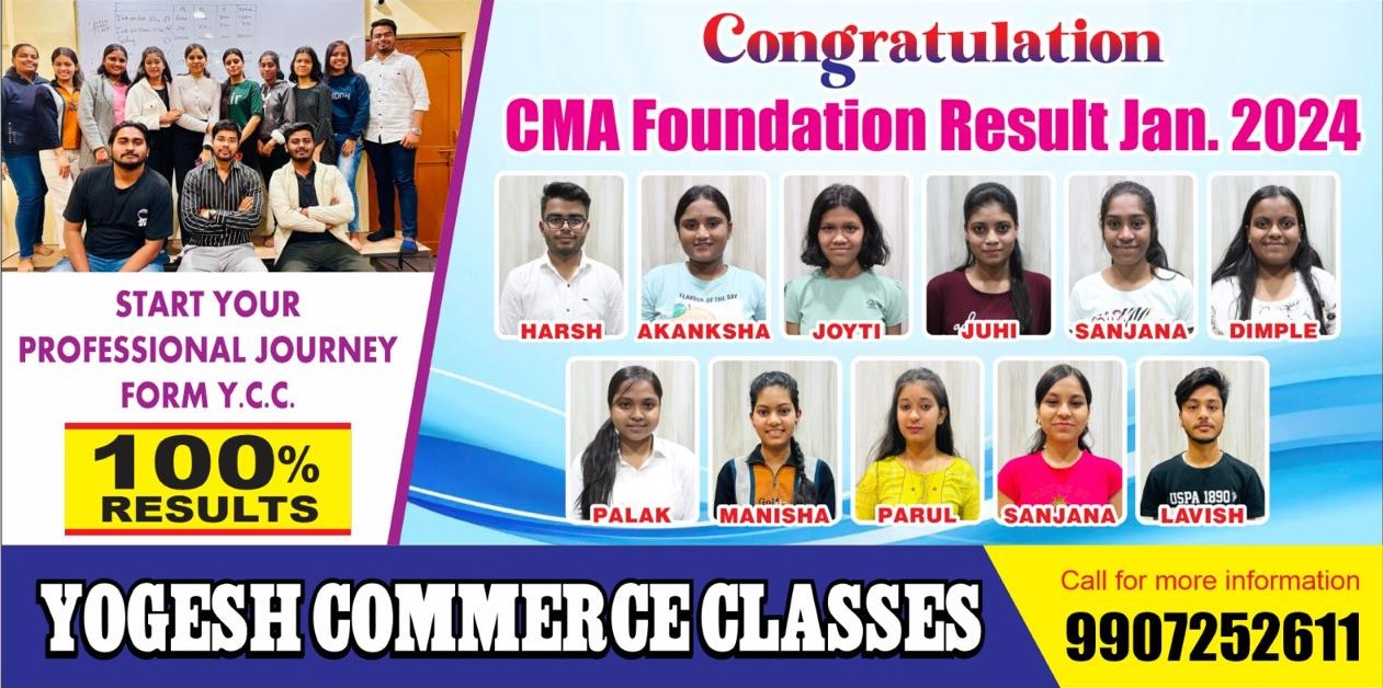 CMA Foundation Result Jan 2024